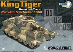 Kingtiger Henschel Turret w/Zimmerit, 2/s.Pz.Abt.506 - Andler 1944