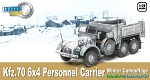 Kfz.70 6x4 Personnel Carrier, Winter Camouflage, Unidentified Unit, Eastern Front 1943
