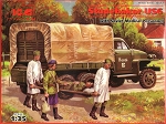 Studebaker US6 With Soviet Medical Personnel