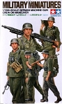 German Machine Gun Crew On Manuever